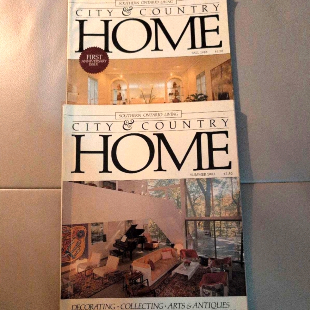 Vintage City and Country Home Magazines